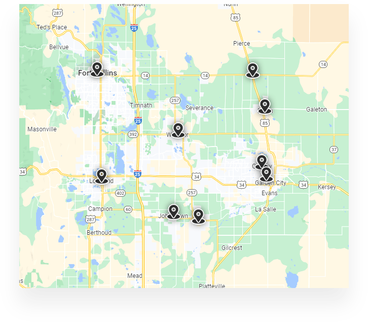 service areas map