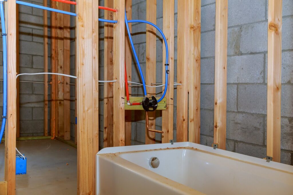 plumbing basement